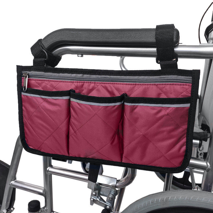 Wheelchair Side Armrest Storage Bag